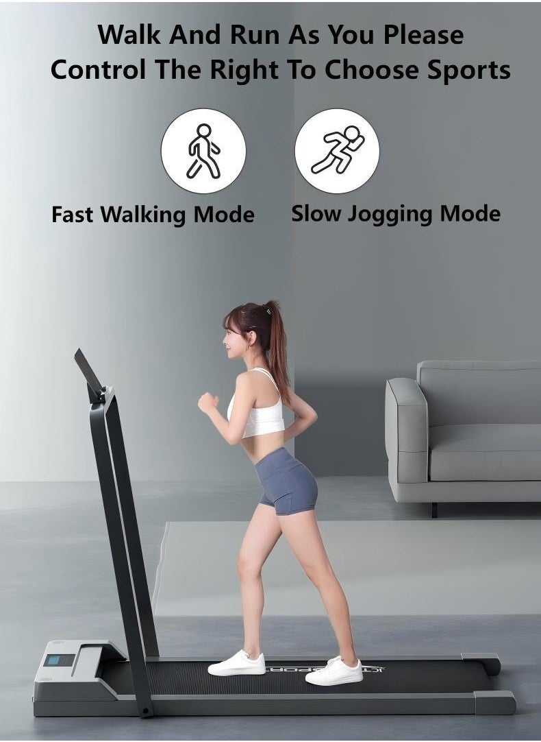 Smart Foldable Treadmill With Remote Control, Led Display, 2.0 Hp Motor, Convenient For Use At Home, Gym Or Office