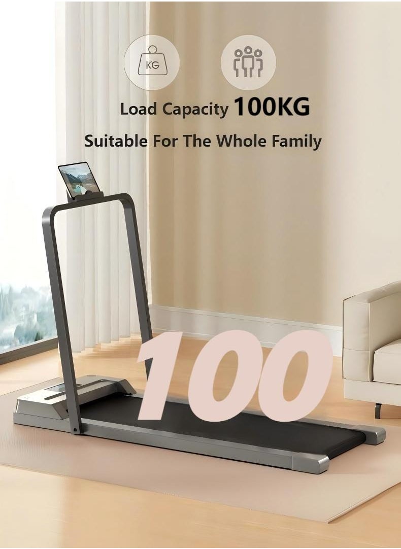 Smart Foldable Treadmill With Remote Control, Led Display, 2.0 Hp Motor, Convenient For Use At Home, Gym Or Office