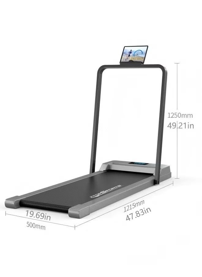 Smart Foldable Treadmill With Remote Control, Led Display, 2.0 Hp Motor, Convenient For Use At Home, Gym Or Office
