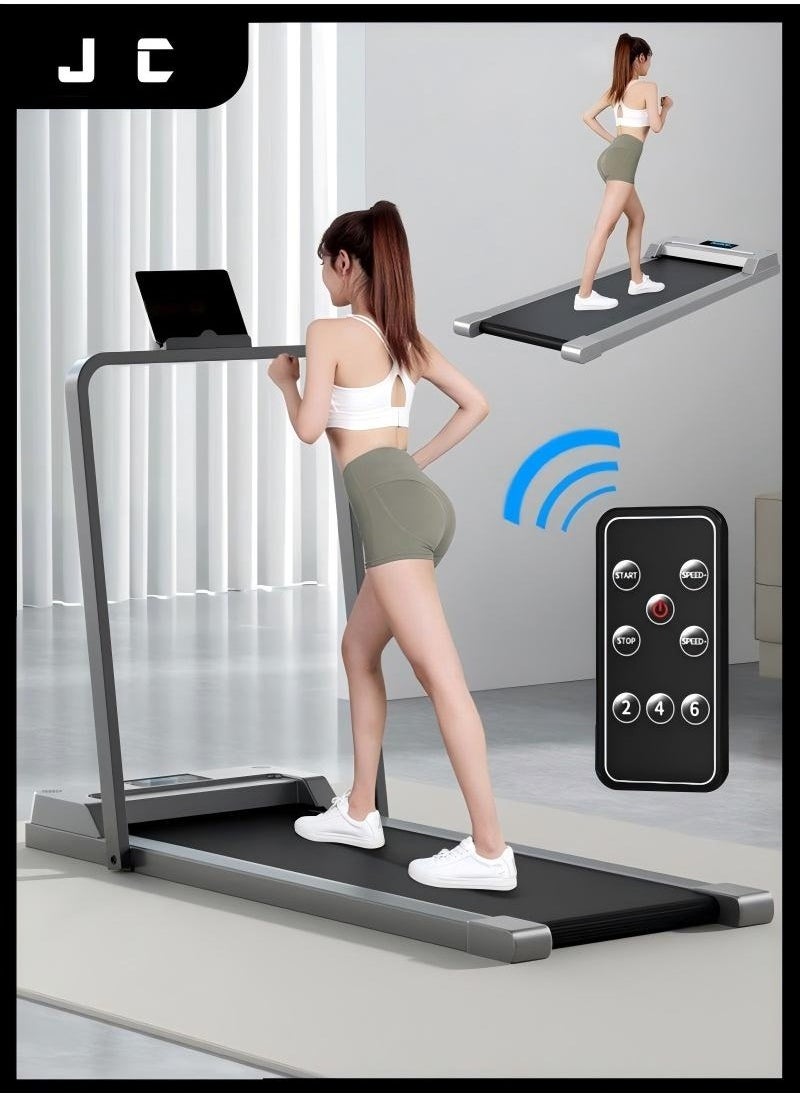 Smart Foldable Treadmill With Remote Control, Led Display, 2.0 Hp Motor, Convenient For Use At Home, Gym Or Office