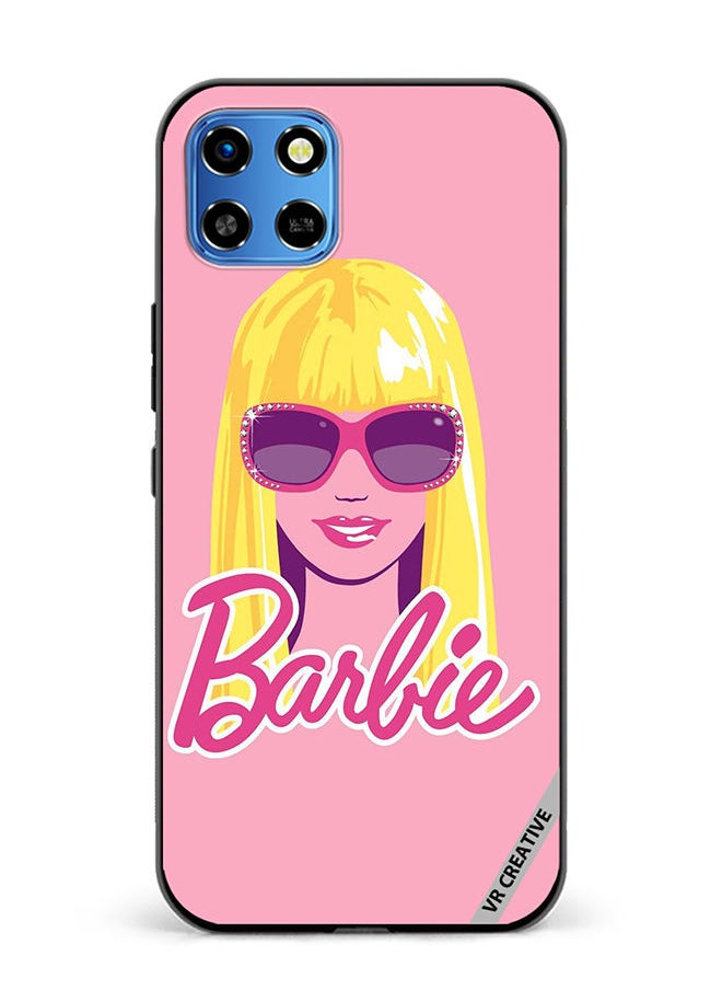 VR CREATIVE Protective Case Cover For Infinix Smart 6 HD Pop Barbie Design Multicolour  - Image 1