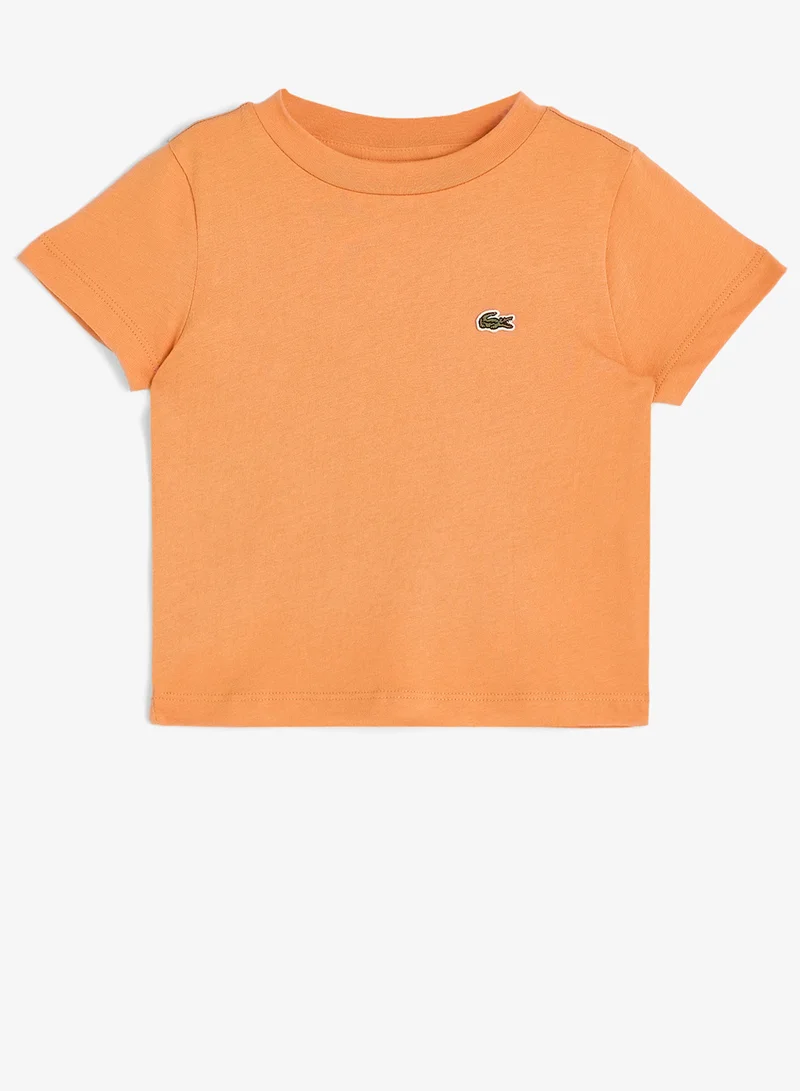 LACOSTE Kids Logo Crew Neck T-Shirt