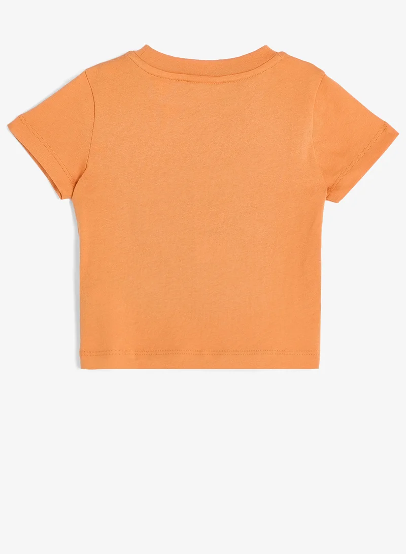 LACOSTE Kids Logo Crew Neck T-Shirt