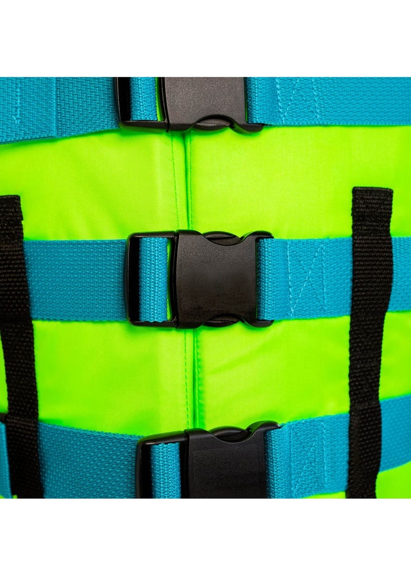 JOBE Nylon Life Vest Kids Lime Green - Image 3