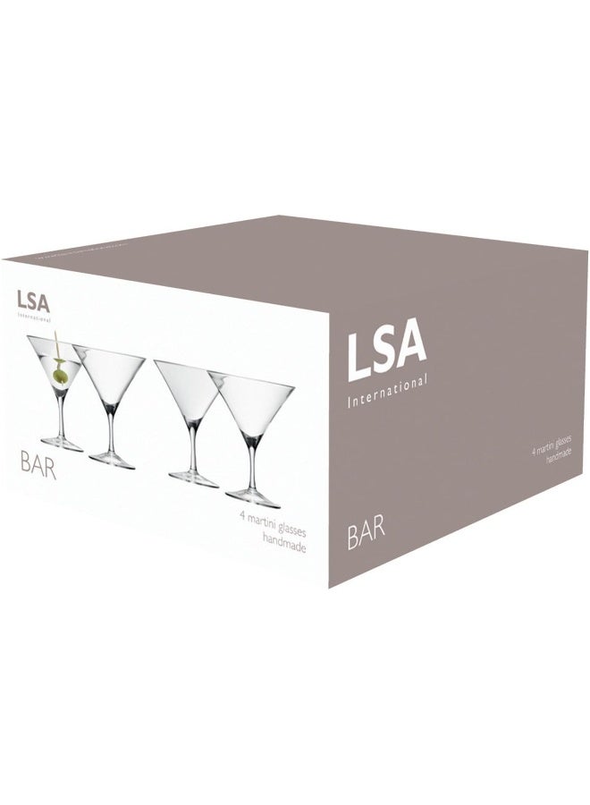 LSA International LSA International Bar Martini Glass 6 fl oz Clear x 4, H4.75in - Image 5