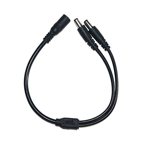 ESUMIC DC Power Female to Male Splitter Adapter Cable for LED Strip Light, 1 to 2 - Image 2