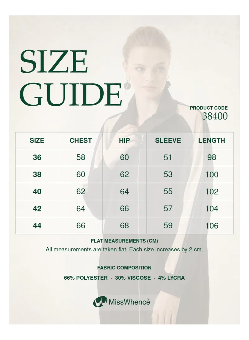 MissWhence  Modern Panelled Zip Midi - Cinnamon for Women | Best Price UAE