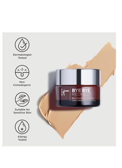 IT COSMETICS IT Cosmetics Bye Bye Redness - Neutralizing Color-Correcting Cream - Reduces Redness - Long-Wearing Coverage - With Hydrolyzed Collagen - 0.37 fl oz  - Image 3