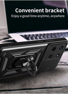 Generic Shield Full Protection Case With Metal Ring &Slide Camera Cover For realme 11 4gg  - Image 4