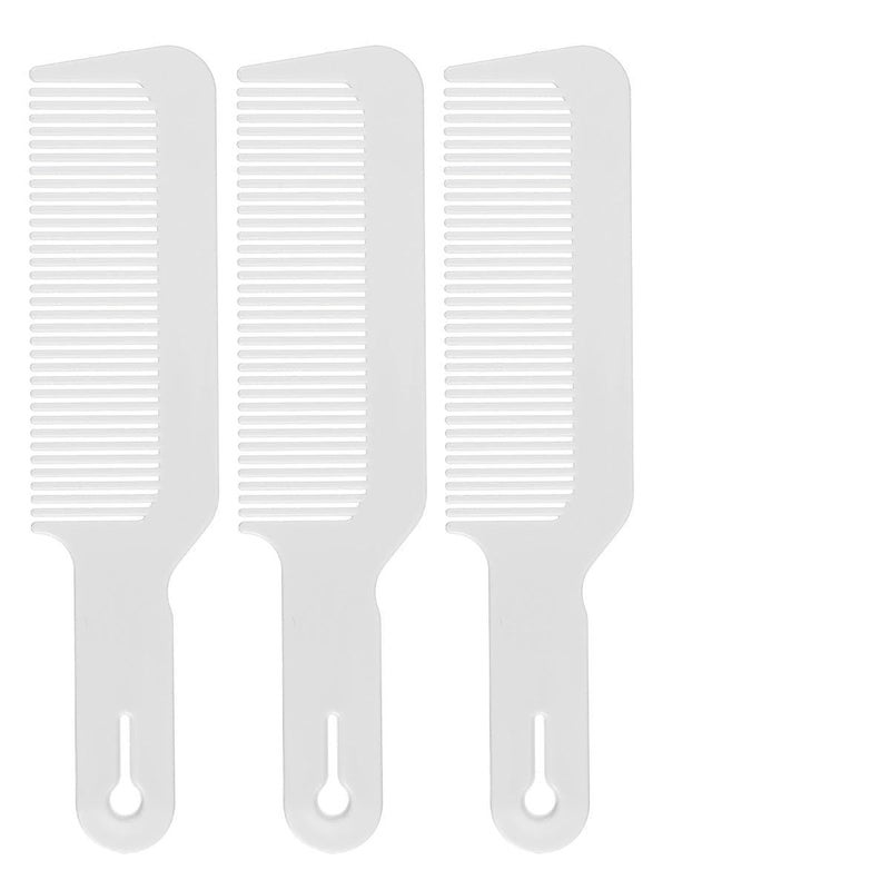 Anti Static Hairdressing Comb Set Of 3 White For Wet And Dry Hair Styling Salon Supplies - Image 2
