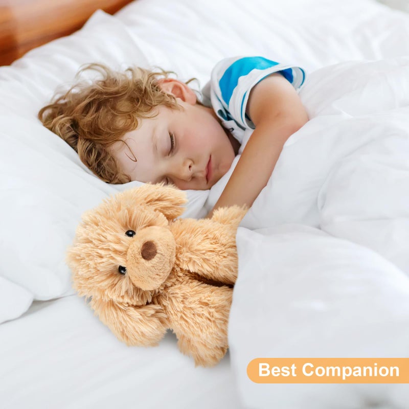 SuzziPals Warmable Golden Retriever Plush Toy Weighted Stuffed Animals, Microwavable Stuffed Animal Heating Pads for Period Cramps, Dog Stuffed Animal for Bedtime, Puppy Plushie Gifts for Kid Women - Image 5