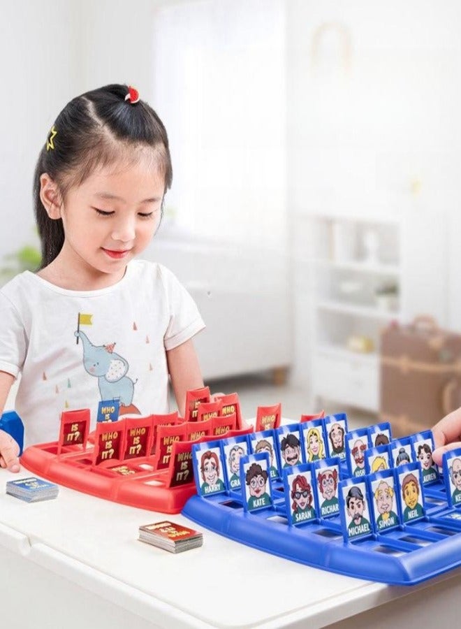 MIXDE Who Is It Board Game Funny Guess Who Cards Game Guess Who I Am Family Guessing Games Toys Desktop Educational Game for Kid - Image 3