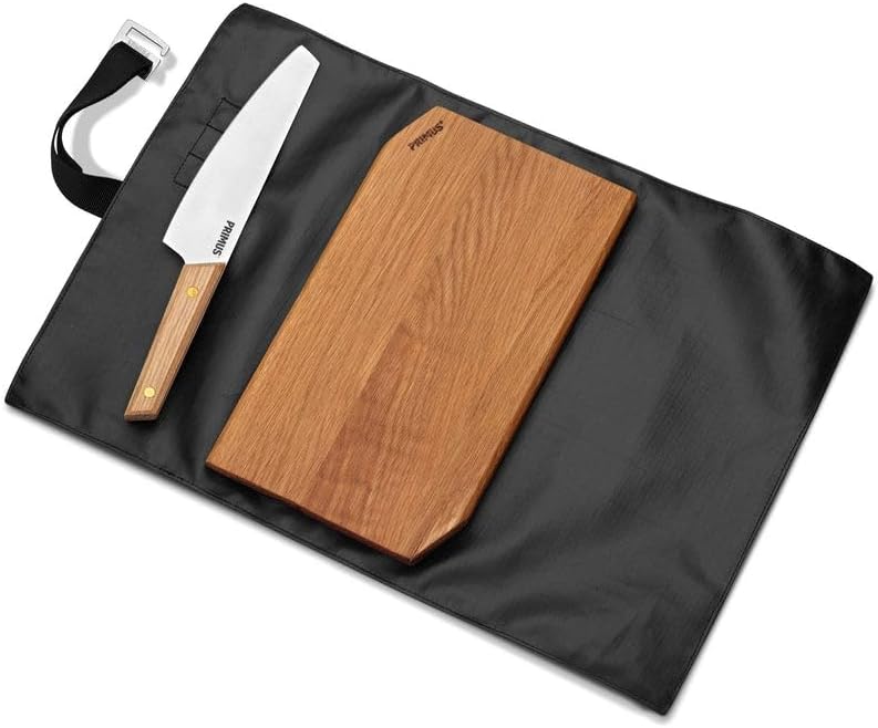 Primus Campfire Cutting Set with Oak Board and Knife - Image 1