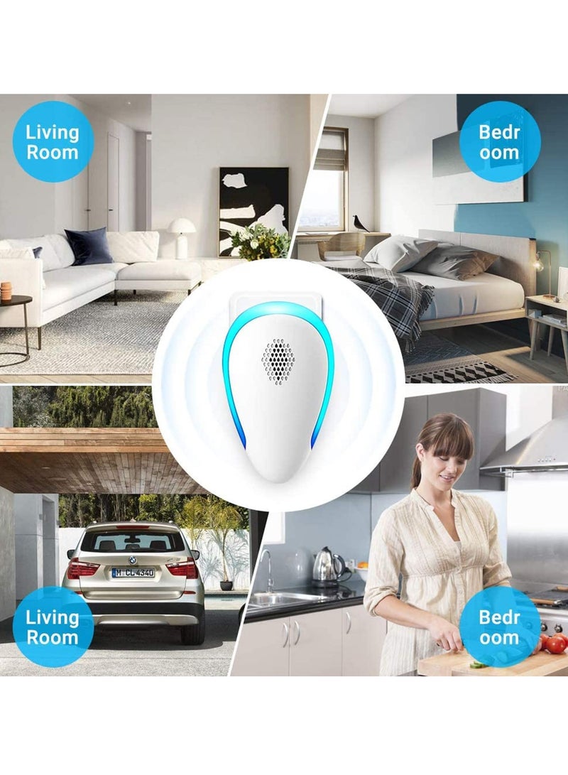 Zikra Ultrasonic Pest Repeller, 2 Pack Electronic Plug-in Indoor Control Insect Repellent for Rats, Roaches, Mosquitoes, Cockroaches, Mouse, Reject Repellent-Harmless to Pets/Human - Image 2