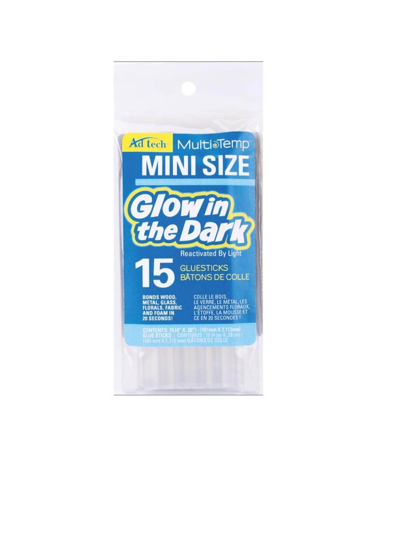 Ad-Tech Multi-Temp Glow-In-The-Dark Mini Glue Sticks - Image 3