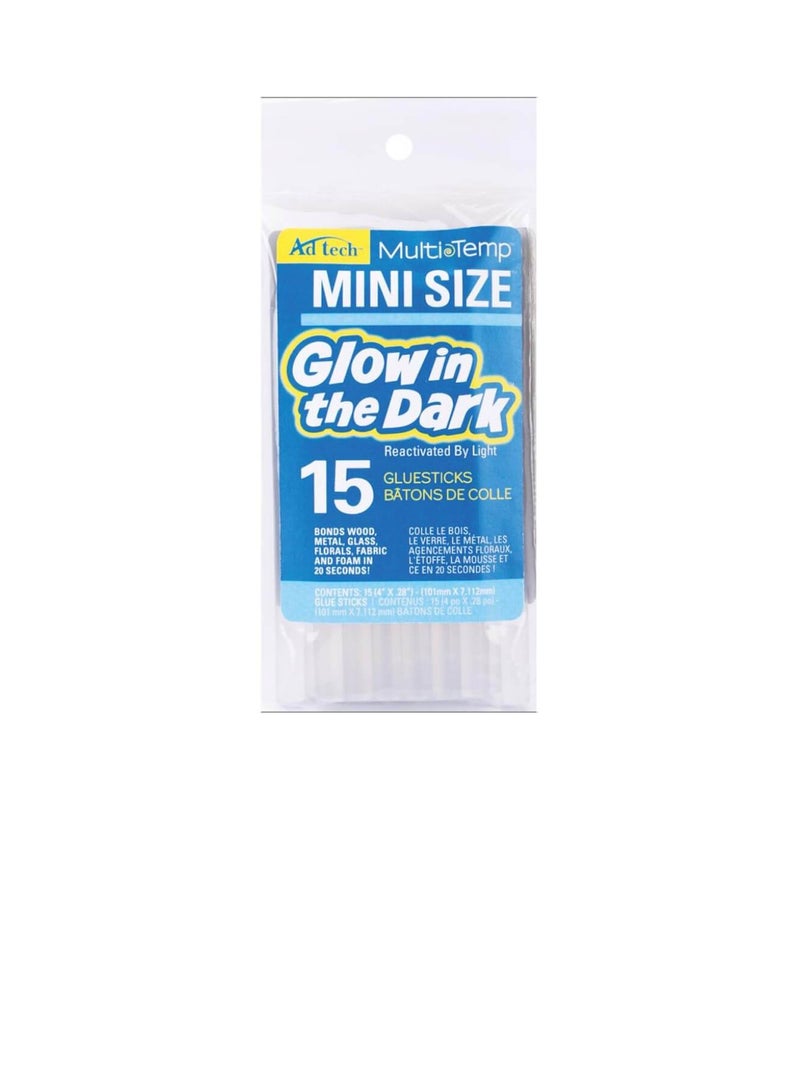 Ad-Tech Multi-Temp Glow-In-The-Dark Mini Glue Sticks - Image 2