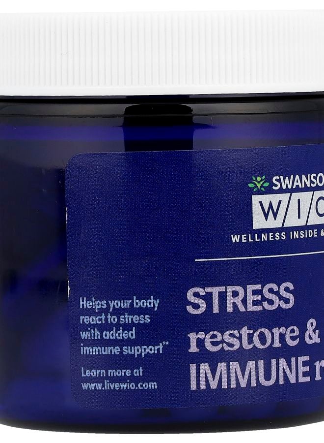Swanson WIO Stress Restore & Immune Reload™ 30 Capsules - Image 2