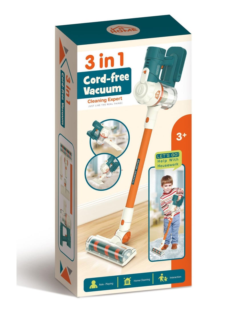 MIXDE Toy Vacuum for Toddlers, Kids Vacuum Cleaner Set That Really Works Working, Baby Play Vacuumm,Vacuum Cleaning Set for Children,Housekeeping Keeping Toy - Image 2