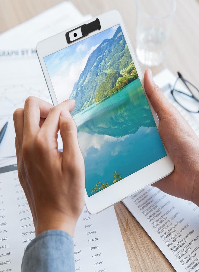 Ymapinc غطاء كاميرا Ymapinc 4 قطع للكمبيوتر المحمول، غطاء ويب كام منزلق للحفاظ على الخصوصية مناسب لأجهزة الكمبيوتر والهواتف المحمولة وأجهزة الكمبيوتر المحمولة والأجهزة اللوحية - أسود - Image 5