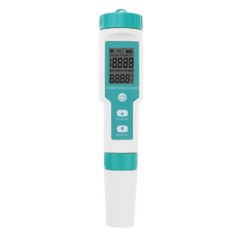 Handheld Portable Water Quality Tester 7 In 1 PH Total Dissolved Solids EC ORP Salinity S.G Temperature Testing IP67 Waterproof ℃/℉ Units Conversion Automatic Temperature Compensation - Image 1
