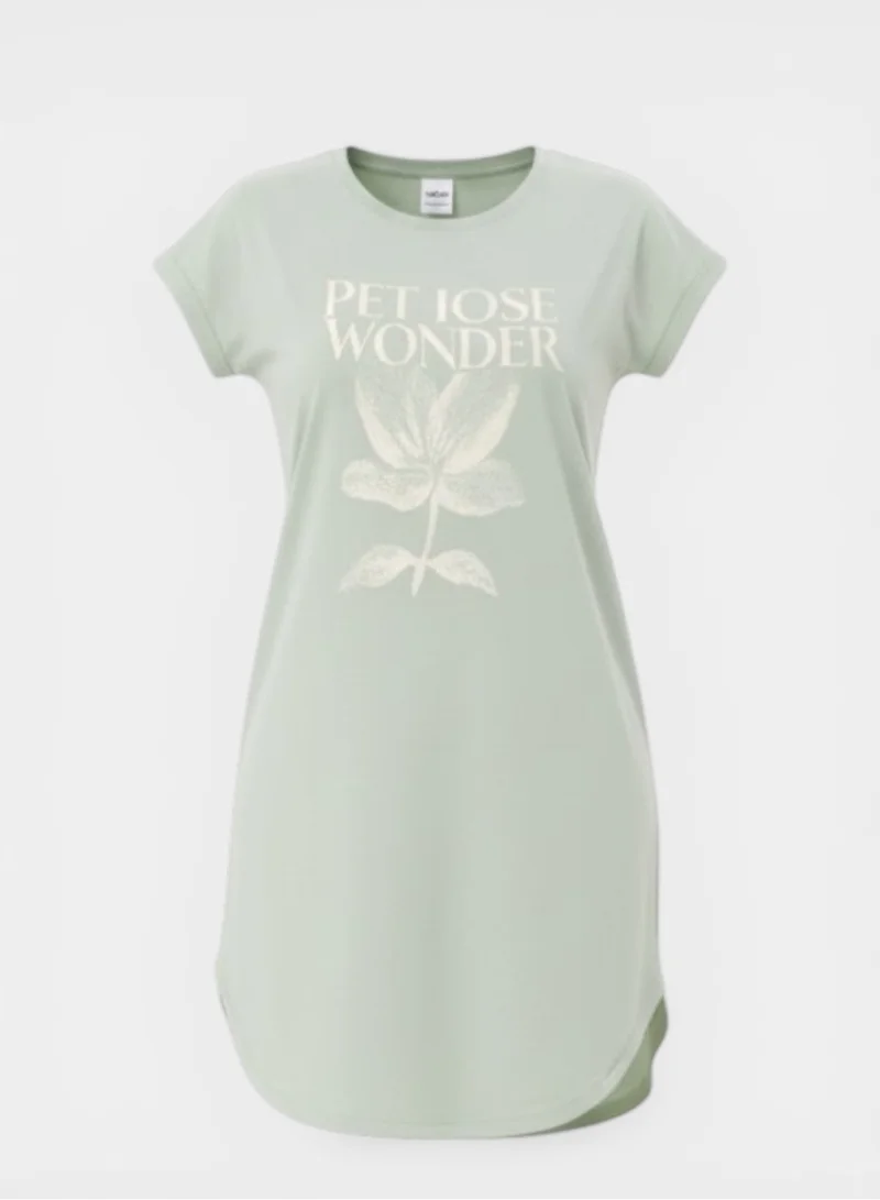 Victor And Jane Cotton Women's Sage Serenity Nightie for Women | Best Price UAE