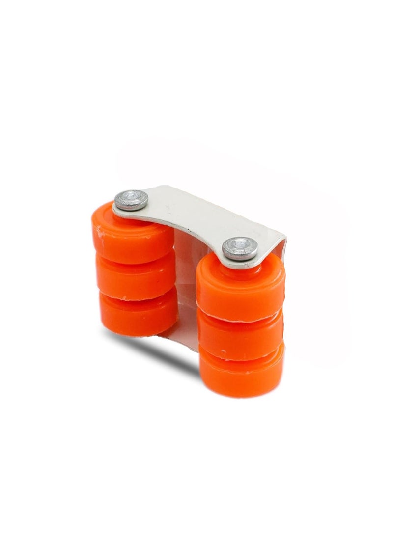 THOISEWELT THOISEWELT Small 6 Wheel Caster For Furniture Table Tipoy Fix Plate Moving Caster Wheel 120kg Loding Capacity Pack Of 4  - Image 5