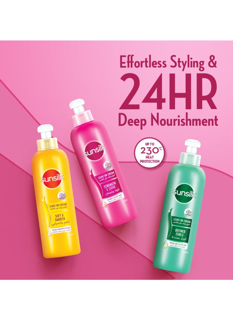 Sunsilk - Leave On Cream With Coconut Oil For Dull Hair Prone To Breakage 200ml - Image 1