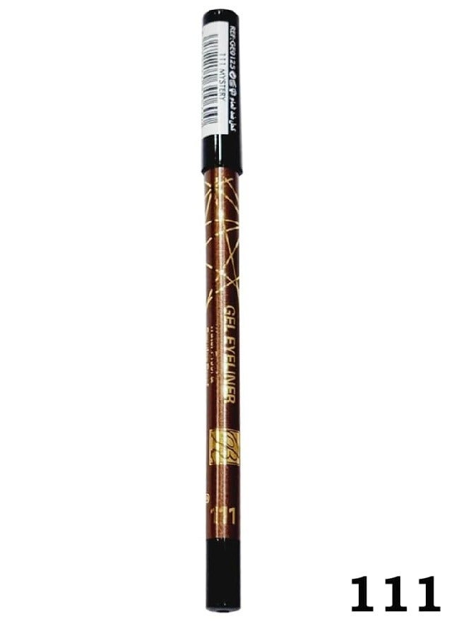 روز بيري قلم تحديد عيون مقاوم للماء يدوم طويلاً - 111 بني - Image 1