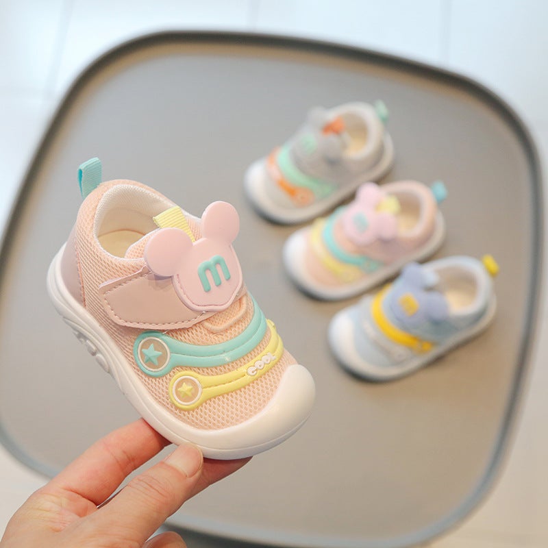 Baby Toddler Shoes New Caterpillar Shoes 1-3 Years Old Infant Anti-Collision Mesh Shoes Baby Shoes - Image 2