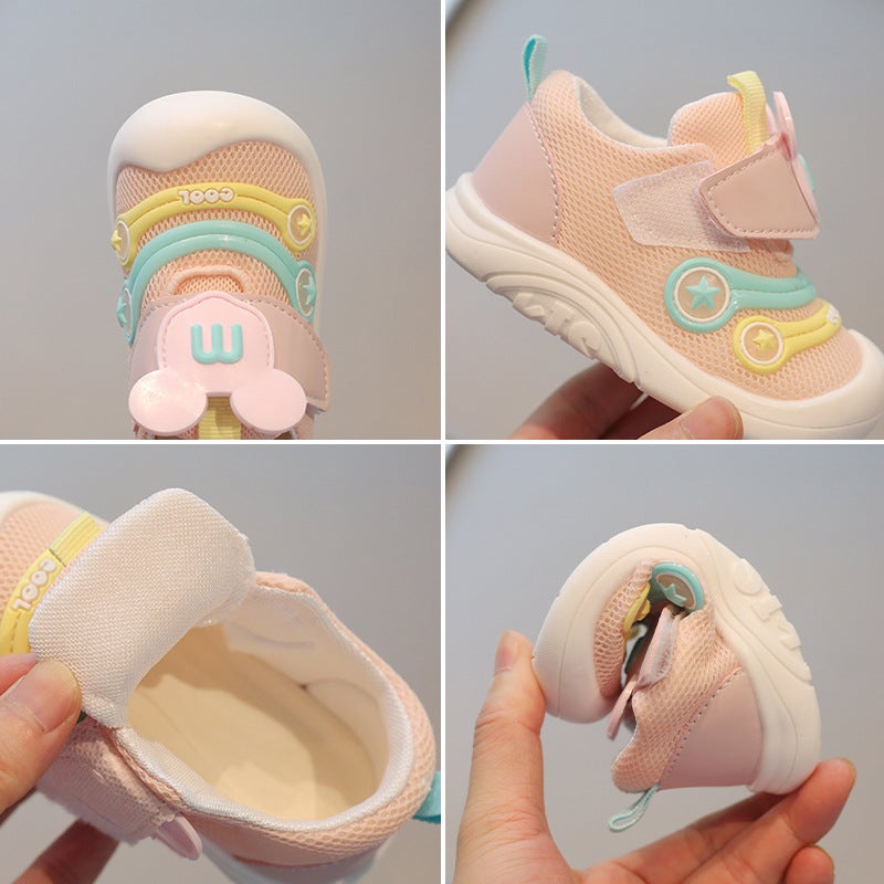 Baby Toddler Shoes New Caterpillar Shoes 1-3 Years Old Infant Anti-Collision Mesh Shoes Baby Shoes - Image 5