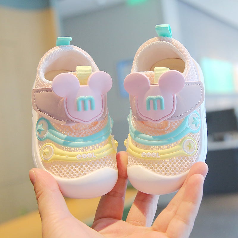 Baby Toddler Shoes New Caterpillar Shoes 1-3 Years Old Infant Anti-Collision Mesh Shoes Baby Shoes - Image 1