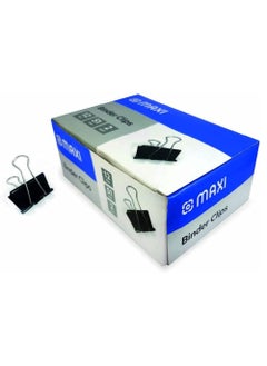 Maxi 48-Piece Binder Clip 51mm Size Black  - Image 3