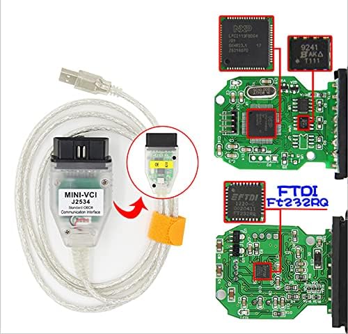 Washinglee OBD2 Diagnostic Cable Enhanced for Toyota Lexus Scion, USB Diagnostic Scanner Cable Compatible for TIS Techstream and 32/64 bit Windows, Driver/APP Must Be Installed - Image 2