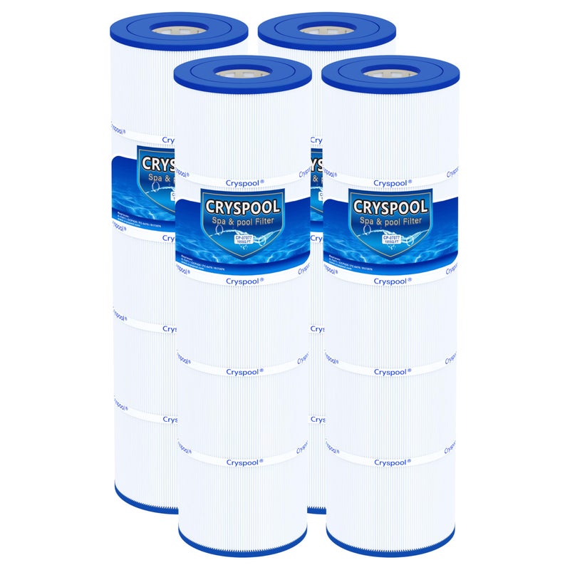 CryspoolÂ® 07077 Filter Compatible with CCP420, Clean and Clear Plus 420, PCC105-PAK4, R173576, 570-0425-07, C-7471, 178584, 817-0106, FC-6470, 4Ã—105 Sq. Ft Pool Filter Cartridges, 4 Pack - Image 1