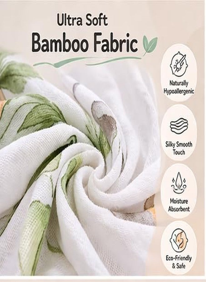 TEDDYIFY Baby Bamboo Shawl | 100% Bamboo | Super Soft Newborn Wrap | Hypoallergenic & Breathable | 110 x 110 cm | Safe for Sensitive Skin | Cute Cartoon Prints | White (Random Print) - Image 3