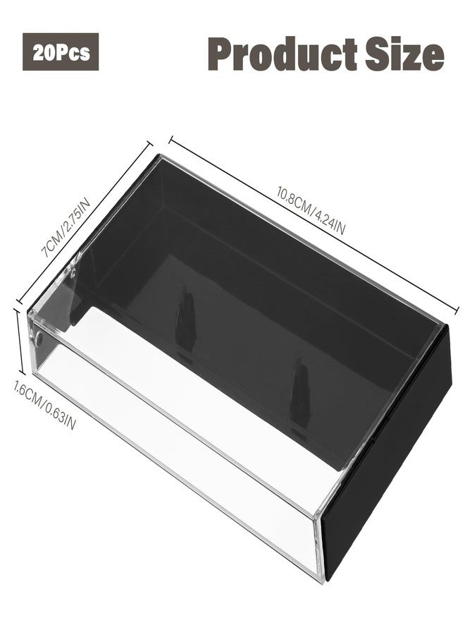 20Pcs Audio Cassette Tape Storage Case, Plastic Blank Cassette Tapes With Music Display Box Organizer For Art Collection - Image 2