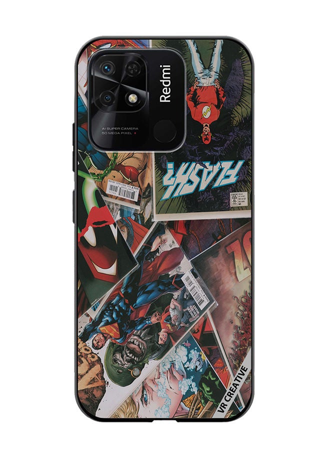 VR CREATIVE Protective Case Cover For Xiaomi Redmi 10C Marvel Comic Design Multicolour - Image 1