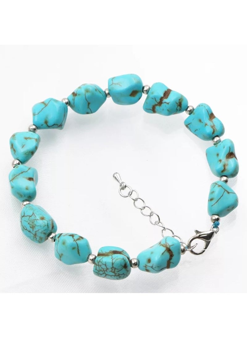 Miracle Empire Barbados Turquoise Fashion Bracelet - Image 1
