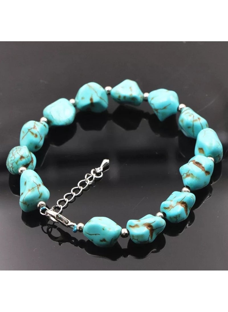 Miracle Empire Barbados Turquoise Fashion Bracelet - Image 2