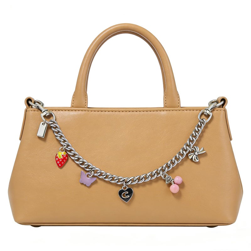 LSBDJDL ï»¿Silver Cute Bag Charms Wallet Chain Keychains Gold Chain For Purse Purse Accessories For Handbags For women (silver cherry) - Image 5