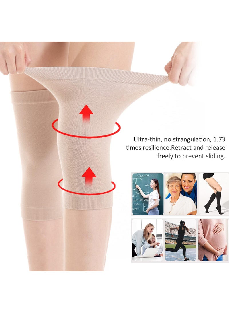 Sweet seven دعامة الركبة القطنية الممتازة لتخفيف الألم ودعم الرياضة - أكمام رفيعة للغاية للعائلة - أكمام ركبة موثوقة وعملية لنمط حياة نشط - Image 2