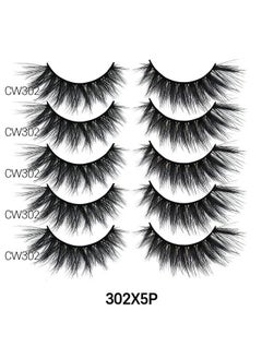 3D Cashmere False Eyelashes Multipack Ultra Soft Glam Luxurious CrueltyFree Reusable Fake Eyelashes 5 Pairs Value Pack (302X5P) - pzsku/ZC1FF8A1FA3C4EADB5186Z/45/_/1678701694/6bd52c58-b999-4475-a625-142d8837fcc9