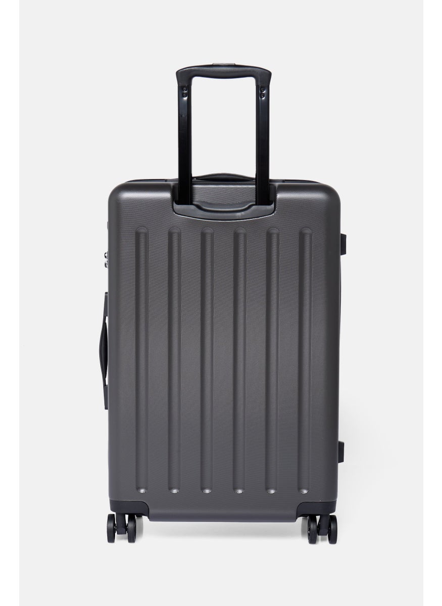 Tonino Lamborghini 26,4 Inch Hardshell Brand Logo Check In Spinner Luggage, Dark Grey  - Image 2