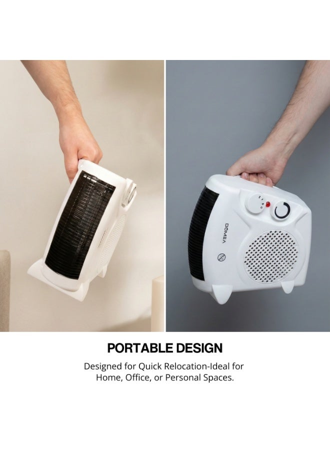دوميا مدفأة بمروحة مزودة بقابلي تسخين 2000 W - Image 3