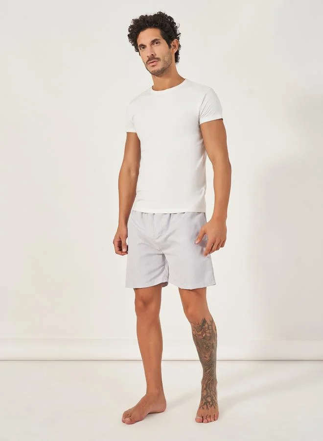 Styli Pack of 2 - Striped Assorted Woven Boxers