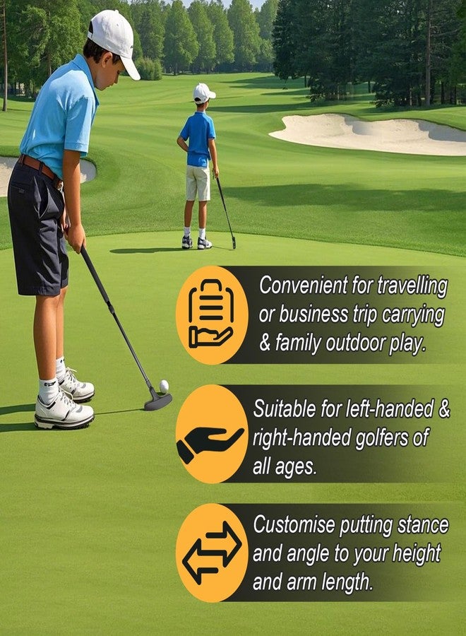 THE GOLFER STORE Adjustable Golf Putter, Two-Way Kids Putter for Right & Left Handed, Mini Golf Set for Youth & Junior - Kids Golf Clubs with 4 Golf Balls & Cup with Flag, Golf Putters for Men for Golfer - Image 4