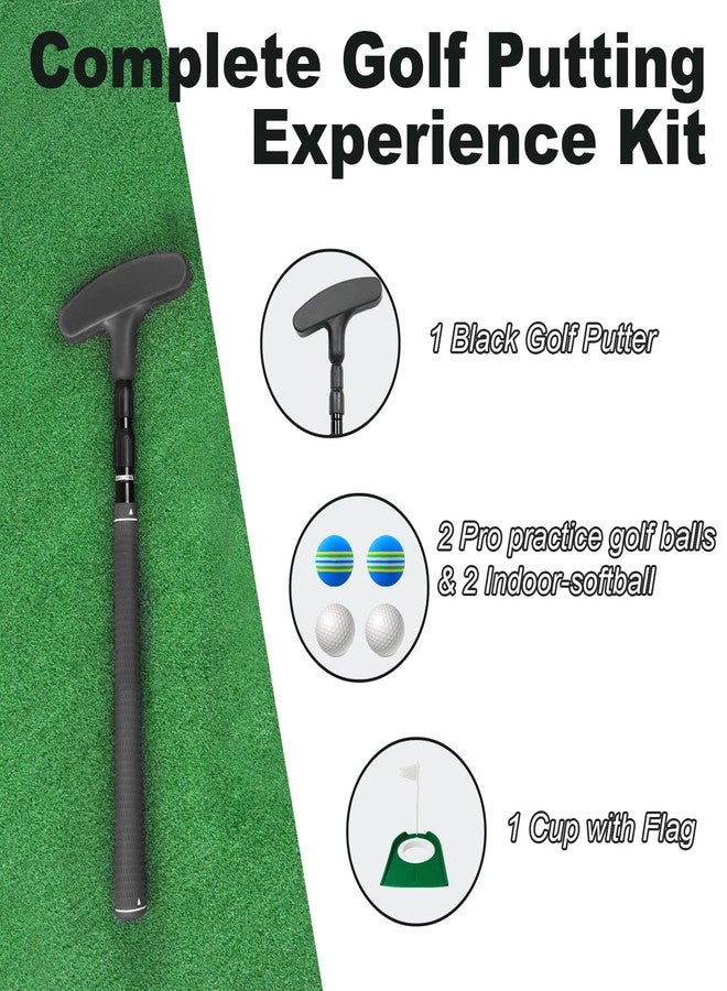 THE GOLFER STORE Adjustable Golf Putter, Two-Way Kids Putter for Right & Left Handed, Mini Golf Set for Youth & Junior - Kids Golf Clubs with 4 Golf Balls & Cup with Flag, Golf Putters for Men for Golfer - Image 2