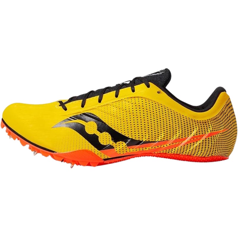 Saucony Women's Spitfire 5 Running Shoe, VIZIGOLD/VIZIRED, 11 - Image 1