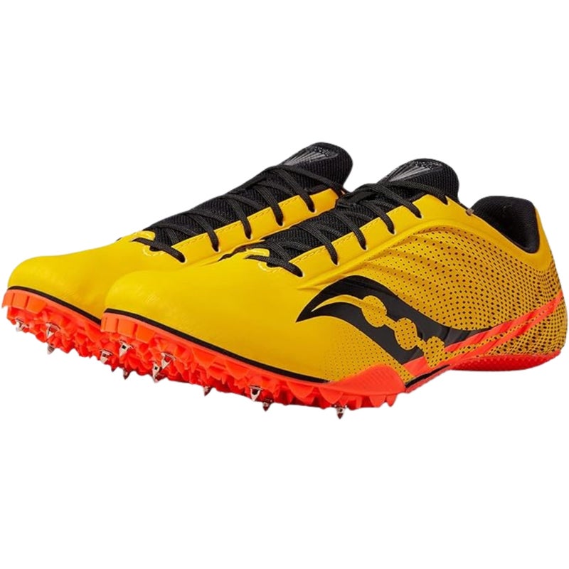 Saucony Women's Spitfire 5 Running Shoe, VIZIGOLD/VIZIRED, 11 - Image 2
