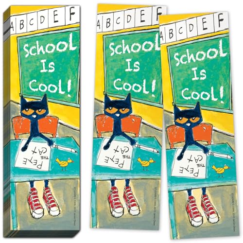 Edupress Pete the Cat School is Cool Bookmarks - EP62689 - Image 1